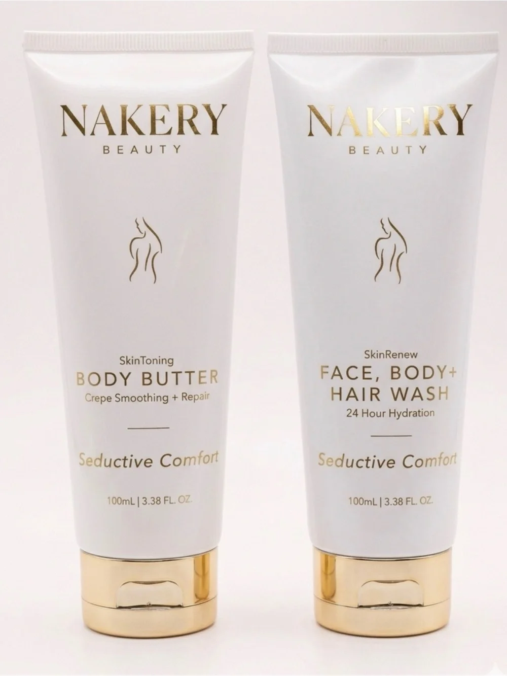 NAKERY Beauty Seductive Comfort Body Butter + Face/Body/Hair Wash Set 100mL